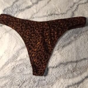Victoria's Secret Brown High-Leg Thong